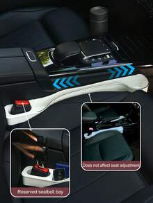 2pcs Multifunctional Car Seat Seam Storage Box Front And Rear Seat Universal Car Accessories Keep Your Vehicle Clean And Tidy
