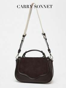 Classic Leather Satchel Bags For Women Big Crossbody Purse Chic Designer Top Handle Bag