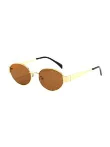 1 Juego/2 Juegos/3 Juegos/4 Juegos/6 Juegos Gafas de marco ovalado superligero y oversize, versátiles y de moda, adecuadas para mujeres, marco grande adelgazante para ir de fiesta, para combinar con la vida diaria y como accesorio de viaje al aire libre, de estilo vintage ovalado imprescindibles para el verano, como atuendo para salir, de vuelta al colegio