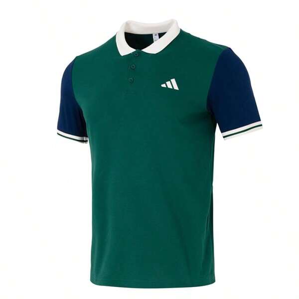 Adidas Heritage Polo Shirt, Cropped, Soft, Men's Tennis Training & Daily Sports, JC6745