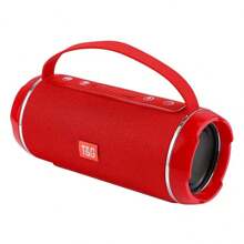 T&G سماعة بلوتوث لاسلكية محمولة قوية بقوة 10 واط، مقاومة للماء والسقوط، مزودة بحزام للحمل، تحتوي على بطارية ليثيوم وتدعم إدخال البطاقات والفلاشة، مزودة بمضخم صوت