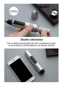 Shendy Vendy Kemei 4 En 1 Multifuncional Recortador Pelos Nariz/orejas/ceja/barba - Negro - Ver 7