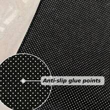 “热带风情”防滑门垫 - 耐用、可机洗，龟背竹叶图案，适用于厨房、浴室和洗衣房，绿黑配色，厨房地垫|龟背竹叶印花|涤纶材质，浴室地垫，柔软水晶绒地毯，多种尺寸可选，底部防滑[浴室地垫][浴室地垫][浴室地垫]厨房地毯