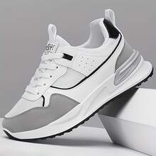 Men Casual Athletic Shoes - 白色 - 查看 2