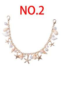 金属链条肩带手提包配件多功能DIY钱包带斜挎包装饰链 - 彩色 - 查看 11