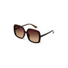 Miyya Oversized Polarized Sunglasses Women,  Retro Sun Glasses For Women 2025, Oversized Shades - Brown/Gradient Brown+Polarized - View 2