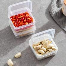 1pc Clear Cheese Storage Box,Airtight Food Container, Kitchen Organizer For Fresh Cheese, Charcuterie & Snacks,Portable Refrigerator Fruit And Vegetable Fresh-Keeping Box, Cheese Slice Storage Box, Refrigerator Specific Onion, Ginger, Garlic Fruit Preservation Box, Flip Cover Butter Block Packaging Box, Sutiable To Use In Kitchen - Multicolor - View 5