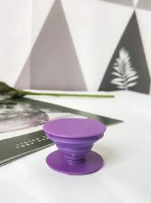 Airbag Phone Grip With Extension Bracket, Phone Holder Stand Korea Plain Phone Grip Phone Ring Holder Stand Retractable Bracket For Mobile Phones And Tablet Compatible With IPhone, Android Phone, Gift For Birthday, Family, Friends Push-Pull Phone Grip, Phone Accessories