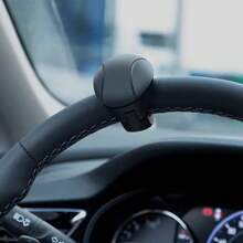 1pc Easy-Grip Silicone Steering Wheel Knob 360° Smooth Rotation One-Hand Operation With Built-In Metal Bearing & Non-Slip Grip
