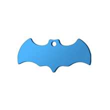 Customized Pet ID Tag, Halloween Bat Shaped Dog/Cat Tag, Stainless Steel, Can Engrave Name, Birthday, Phone, Address, Anti-Lost Pet Memorial Pendant Accessory