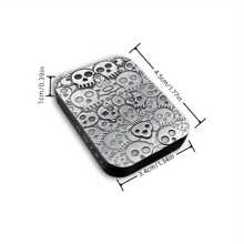 Juguetes antiestrés de metal - Juguetes antiestrés de metal de empuje de tarjeta de póquer, juguete EDC para hombres, moneda háptica, regalos de juguete de escritorio de oficina para novio y padre
