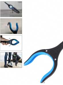 Foldable Trash Picker, 33" Litter Grabber Reacher Tool For Elderly, Seniors, Pregnant Women, Disabled, Unisex Adults - Long Handle No Bend Cleaning For Garden, Pet Waste, Pool, Park, Recycling, Kitchen, High Places (Collapsible)