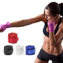 1 Pair Boxing Wraps Bandages, MMA Muay Thai Hand Wrap Martial Arts Protective Wraps