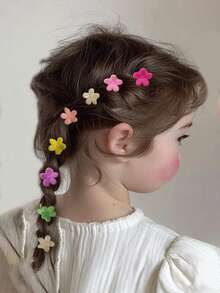 70 件/套可爱小星星和花朵发夹，适合女孩、刘海、马尾辫、发夹、公主发饰，非常适合生日、节日和日常使用 - 彩色 - 查看 5