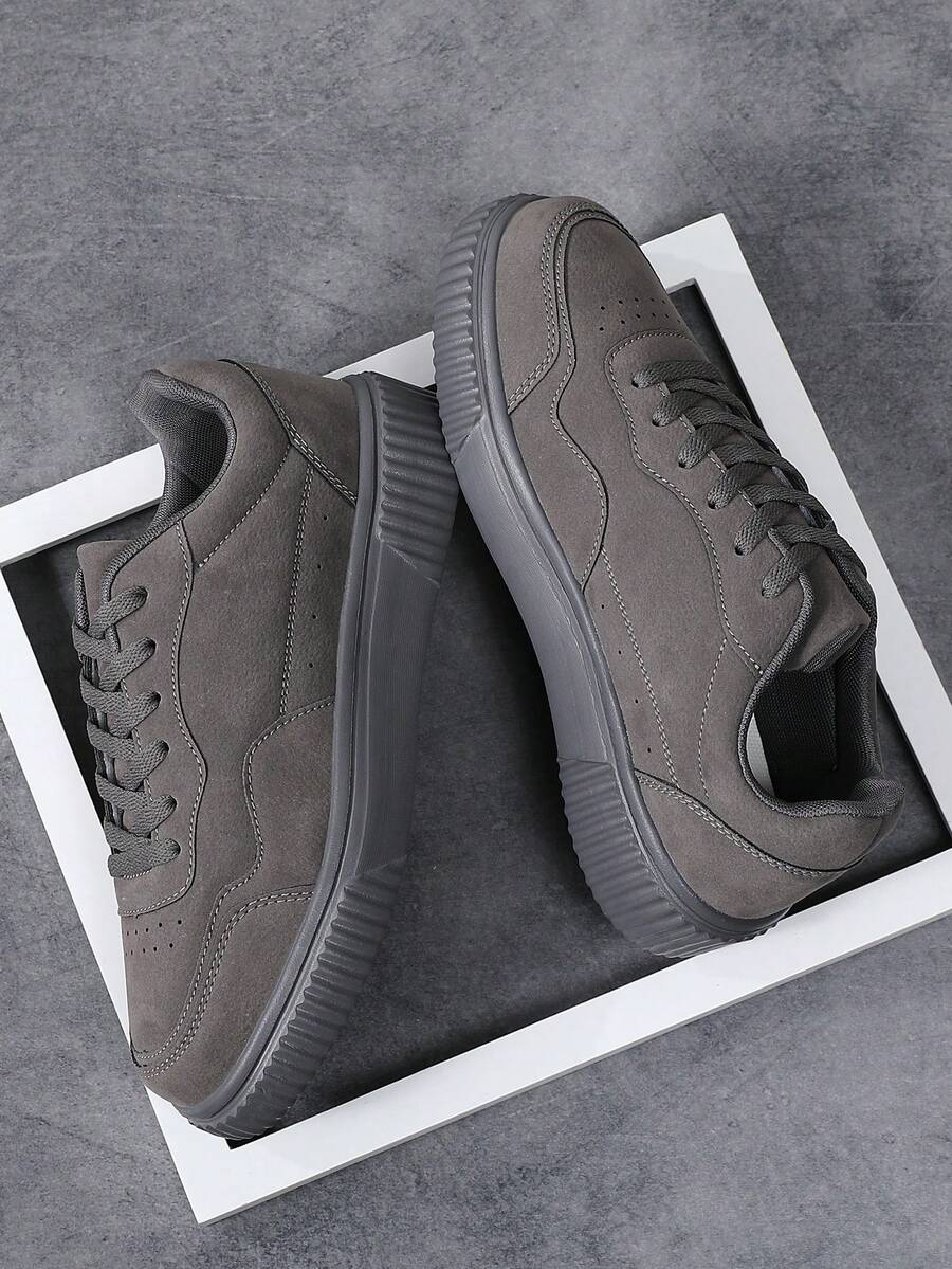 男女系带休闲运动鞋，高品质时尚轻便软底硫化帆布鞋，防滑耐用，尺码 36-45