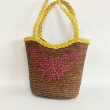 Women Tote Bags - 棕色 - 查看 2