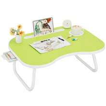 DESTINYGEARS Lap Desk For Laptop Bed Trays For Eating And Laptops Bed Table Tray Breakfast In Bed Tray With Legs Lap Trays For Adults Lap Table Laptop Stand TV Trays For Bed With Cup Holder/Drawer For Sofa/Couch On Low Sitting Floor Portable Foldable