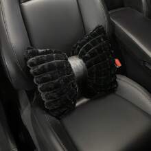 1pc Car Plush Seat Cushion Plush Anti Slip Comfortable Half Pack Seat Cushion Protective Cover, Suitable For Use In Autumn And Winter Seasons