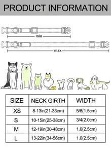 Personalizowana nylonowa obroża dla zwierząt, personalizowana obroża z identyfikatorem dla zwierząt, grawerowana nazwa zwierzaka/telefon, regulowana obroża dla psa, akcesorium dla psa na zewnątrz, odblaskowa świecąca w nocy obroża dla psa, odpowiednia dla średnich i małych psów, ozdobna, grawerowana, stylowa, modna, kolorowa, vintage, słodka, na zamówienie, słodkie, niestandardowe, niepowtarzalne, spersonalizowane, spersonalizowane dla zwierzaka na rocznice, urodziny, artykuły dla zwierząt, akcesoria na Halloween 2025