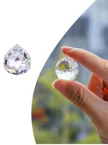 12pcs Crystal Sun Catcher Pendants, Home Decoration Crystal Pendant Window Decoration Hanging Ornaments,Home Decor ,Room Decor, Sun Catcher Indoor Window Catcher With Crystal Bead & Rainbow Prism Ball Pendant,Halloween Festival Supplies,Halloween Decorations,Christmas Decorations