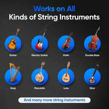 2-In-1 Guitar Glow Pick & Tuner, Professional Precise Tuner - Multi-Use Pitch Calibrator For Ukulele/Bass/Violin, Portable Music Accessory - 2-in-1 Pick Tuner - View 4