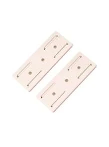 3pcs Painless No-Punch Wall Mount Power Strip Holder,Wall-Mounted Plastic Router Plug Fixed Bracket, Cable Organizer For Non-Drilling Placement Of Data Cables And Power Strips