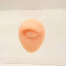 纹身硅胶模型纹身穿刺练习仿真人体部位展示穿孔饰品，硅胶耳朵模型，鼻子和嘴巴模型，左右柔软灵活模型假耳朵穿孔练习，硅胶身体部件