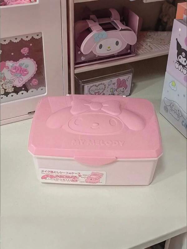 Sanrio 1 pieza Caja de almacenamiento de Sanrio Hellokitty Melody, caja de almacenamiento de tarjetas linda, caja para hisopos de algodón, variedad de estilos de Hellokitty, Kuromi, Melody, regalos pequeños para fiestas, regalos de cumpleaños, rellenos para regalos, fiesta de cumpleaños, (algunas partes pueden ser aleatorias), artículos de fiesta, otoño, acción de gracias, Halloween, Navidad, carnaval, accesorios de Halloween, fiesta de Halloween, Día Nacional, otoño