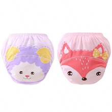 4pcs Baby/Toddler Reusable Potty Training Pants, Absorbent Underwear, Cloth Diapers, Suitable For Boys And Girls, Kids Training Pants, Potty Training Seat, Children's Underwear Gift - Multicolor - View 81