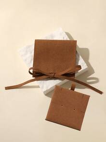 Pochette à bijoux en microfibre haut de gamme - fermeture à pression, cordon coulissant et design à rabat avec organiseur de boucles d'oreilles. Organisateur de rangement pour femmes, essentiels de voyage, fournitures scolaires, dortoir - Multicolore - Voir 7