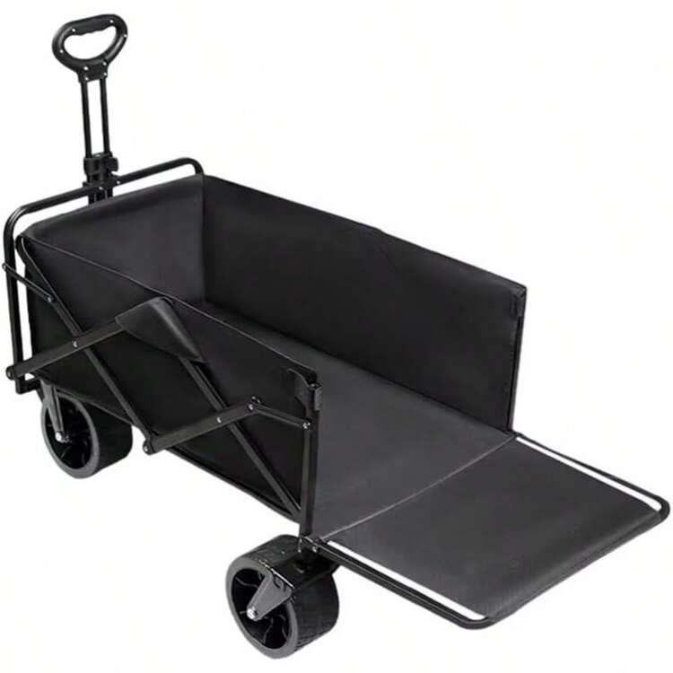 Aasnsn 便携推车230L大容量支持长物后部展开承重250千克便携推车带瓶