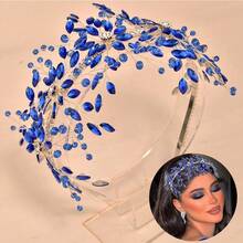 1 chiếc phụ kiện đội đầu cô dâu màu đỏ, xanh lá cây và xanh dương dành cho đám cưới, tiệc tùng và trang phục hàng ngày, phụ kiện cây thông Noel hoàng gia, ngày Valentine. - Nhiều màu - Xem 20