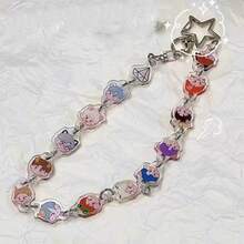 SVT Kpop Acrylic Bracelet Keychain, Cute Cartoon Bracelet Keychain, Fashionable Bag Accessories, DIY Parts, Cartoon Anime, Small Gifts For Friends And Family, Halloween, Christmas, Holiday/Birthday Gifts - Multicolor - View 2