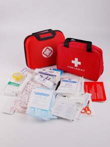 Kit de primeros auxilios extra grande, kit de primeros auxilios grande, kit de primeros auxilios pequeño, paquete médico para automóvil/farmacia/estudiante, kit de emergencia portátil para viajes, adecuado para regalos de Navidad y Año Nuevo para bolsa de kit de emergencia