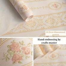 Thickened Wallpaper Wallpaper Self-Adhesive Waterproof Moisture-Proof Cover Ugly Room Rental House Living Room Home Bedroom Background Wall Warm Wall Renovation Decorative Stickers - 彩色 - 查看 7