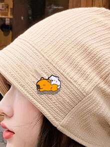 1 件可爱水豚金属别针，多功能服装配饰和包袋别针背包适用于学校办公室配饰衬衫夹克珠宝圣诞节万圣节衣服别针有趣的教师礼物万圣节配饰教师节服装配饰包饰 - E - 查看 4