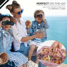 8-Compartment Snackle Box Container With Lid & Handle – Food-Safe PP Plastic Portable Snack Organizer For Charcuterie, Grid Storage Box, Large Capacity Refrigerator Fresh-Keeping Box, Portable Fruit Storage Box, Drain Box, Kitchen Seasoning Box, For Fruits, Nuts, Travel, Office & Picnics, Back To School, School Supplies, School Supplies 1PC