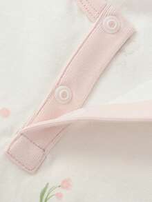 Balabala بنطلونات تي شيرت كم طويل أساسية مجموعة من قطعتين للأطفال البنات 2025 الجديدة البسيطة - لون أحمر - مشاهدة 6