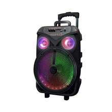 12-Inch Speaker, Boom Wireless Speaker, Boombox Wireless 5.0 Speaker Subwoofer, Car Wireless Speaker, Multi-Functional Portable Wireless Speaker For Outdoor Travel, Suitable For Both Indoor And Outdoor Use, Hands-Free Call, 10-Meter Wide Range Connection, Suitable For Connecting Mobile Phones/Tablets, Portable Lrope, Wireless Portable Speaker, TWS Pairing System Supports Large Storage Space For TF Card /AUX/ USB Flash Drive, With RGB Breathing/Flowing Lighting Effects, Suitable For Christmas And Birthday Party Gifts - 黑色 - 查看 6