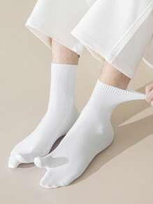 1/2/4 pares de calcetines ligeros hasta el tobillo con separador de dedos para hombre, transpirables y cómodos, para el verano