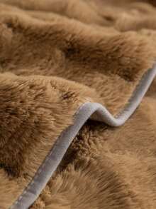 1pc Faux Fur Thickened Sofa Cover, Simple Style Pet Friendly Anti-Dirty Anti-Scratch, Non-Slip Back, Machine Washable, Soft & Comfortable, Suitable For 1/2/3/4 Seater Sofa, Armrest & Backrest Cover, Sofa Protection - Khaki - View 5