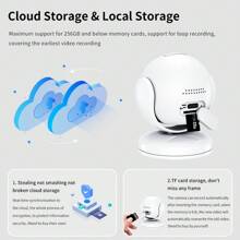 MERAIJIN Mini Camera Wireless Indoor Magnetic, 170Â° Wide Angle Motion Detection IR Night Vision Quad Screen Surveillance Magnetic Bracket Suitable For Pet/Baby/Nanny Monito