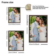 1 Pc, Custom Photo, Polished Plexiglass Wooden Frame,Customize Your Wedding Commemoration, Precious Memories,Personalized Canvas Printed Poster Art, Perfect For Families, Couples, Pets' Memories, And A Perfect Gift For Anniversaries