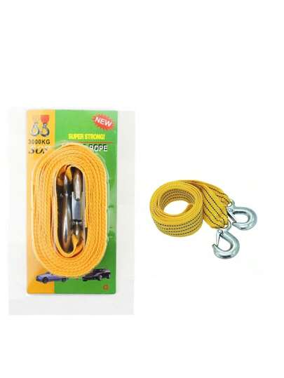 Corda de Reboque Nylon tração cinta, cinto de tração, ferramenta de resgate de emergência, 3M e 3 Toneladas