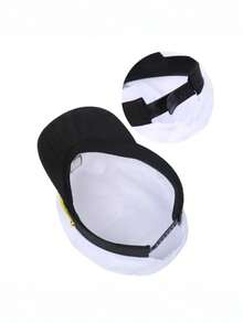 12/6pcs Navy Cap Sailor Hat Outdoor Travel Sun Hat Casual Flat Top Cap Captain Hat Cruise Party Men Women Navy Ceremonial Hat, Ideal Choice For Team Building Gatherings Winter Warm - White - View 7