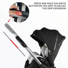 Portable Baby Stroller, Lightweight And Foldable, Metal Frame, Adjustable Seat Angle, Push Both Directions, Adjustable Sunshade Roof | Perfect For Travel And Outdoor Use, - Available In Multiple Colors, Black/Pink/Green - 黑色 - 查看 7