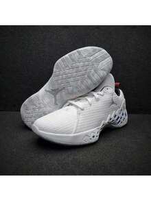 Nike AIR JORDAN JUMPMAN DIAMOND Men's Air Cushion Combat Wear-Resistant Basketball Shoes - White - View 9