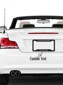 1 Customized License Plate Frame, Customized Photo Frame, Customized Name, Customized License Plate, Frame, Car Frame, Customized Frame, Gift For Dad, Gift For Her, Gift For Him