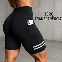 Suplex Cycling Shorts With Pockets And High Waist - 寶藍色 - 查看 4