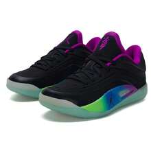 Men's JORDAN ZION 4 PF Basic Casual Outdoor Training Sneakers, FD0591-401 - Clear Blue/Fluorescent Yellow/Bright Purple/Glorious Green/Yellowish Green/Black - View 3